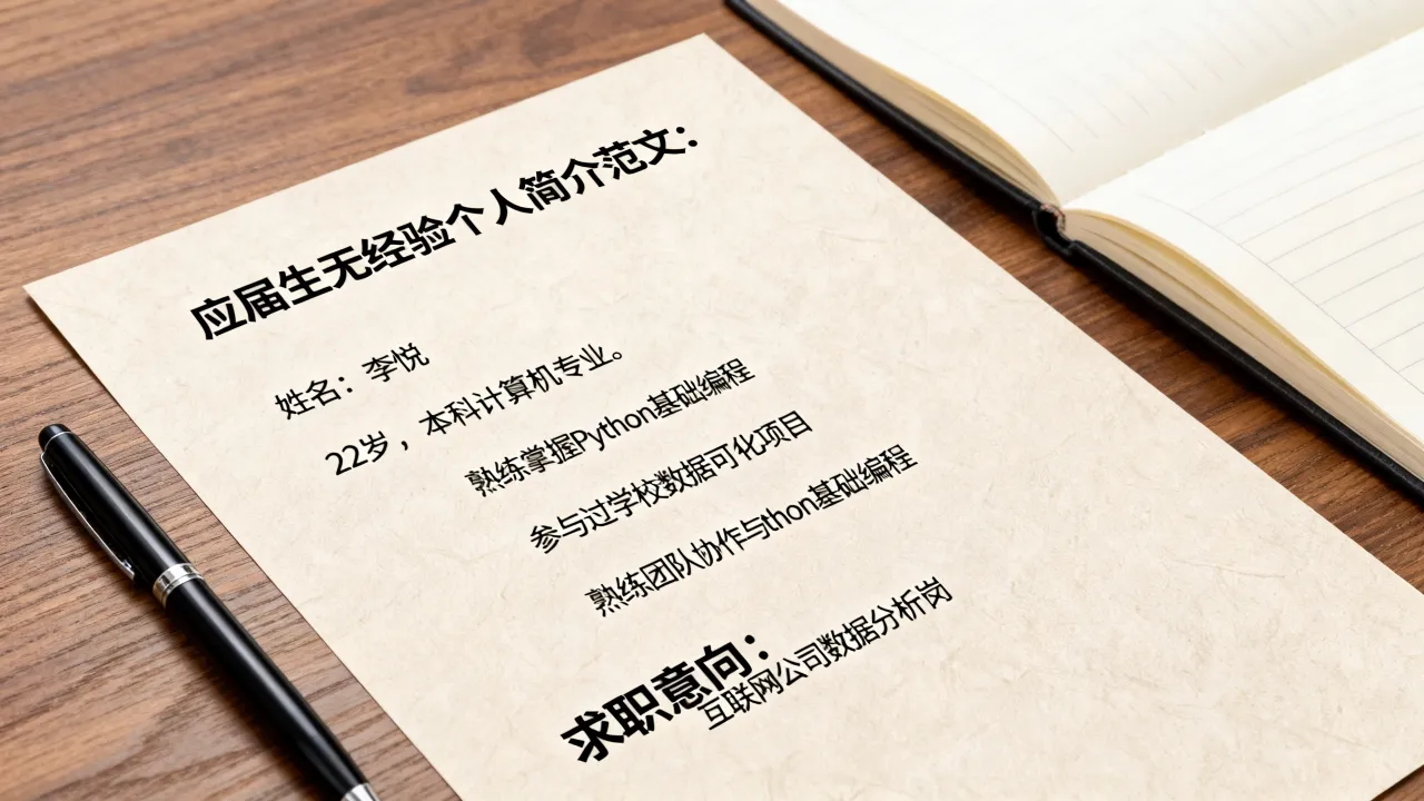 简历个人简介怎么写,应届生无经验个人简介范文