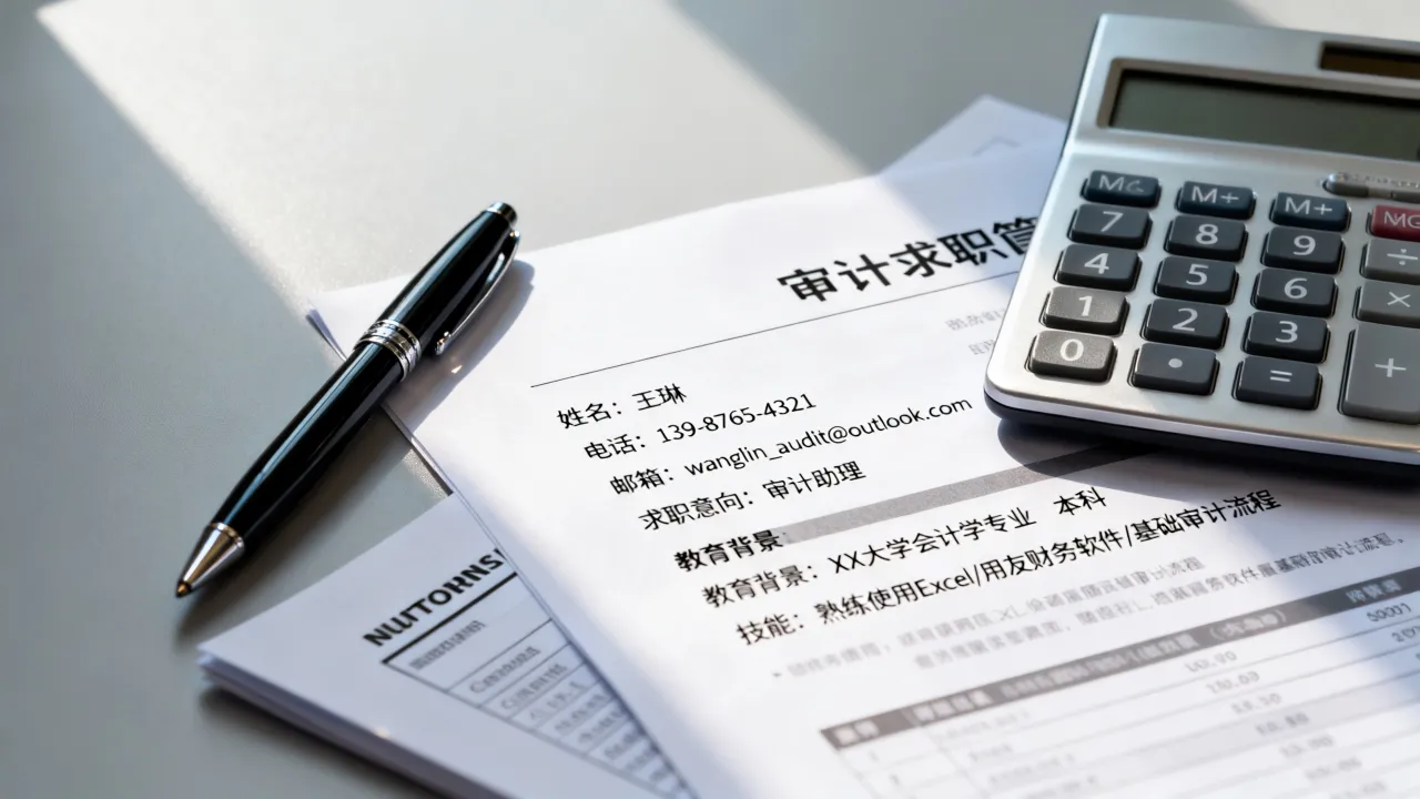 审计简历怎么写？零经验如何写出高通过率审计求职简历？-图1