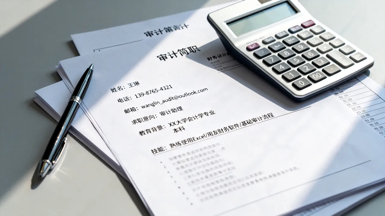 审计简历怎么写？零经验如何写出高通过率审计求职简历？-图2