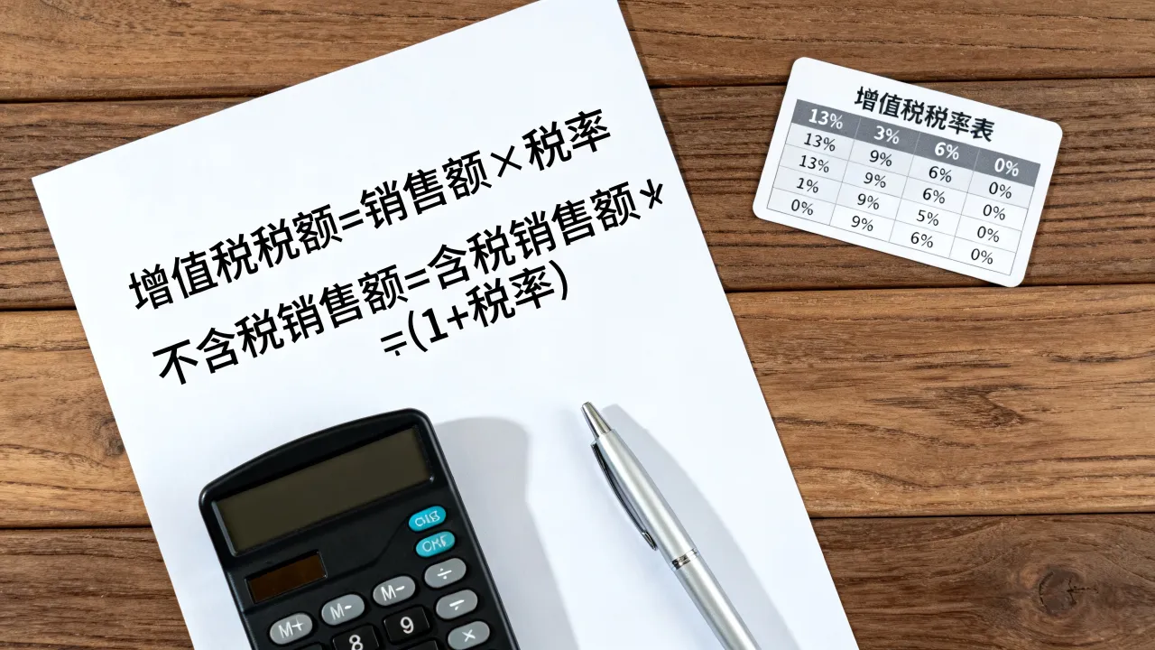 如何计算增值税税额,增值税税率计算公式是什么